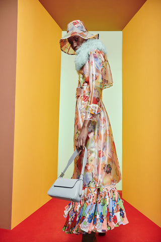 ABRIGO DE GABARDINA DE LINO