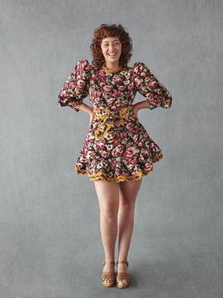 ALDER DRESS PURPLE CORDUROY - CELIA B