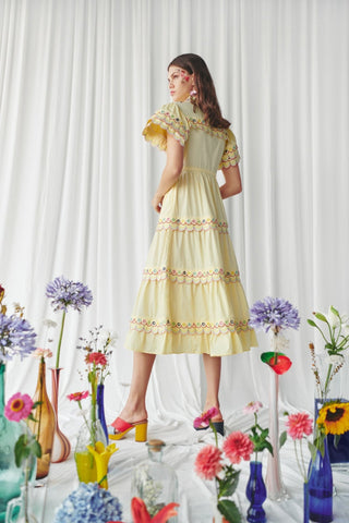 ALVIS DRESS-YELLOW - CELIA B