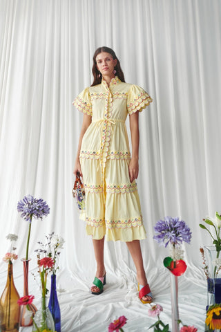 ALVIS DRESS-YELLOW - CELIA B