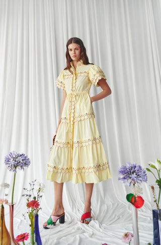 ALVIS DRESS-YELLOW - CELIA B