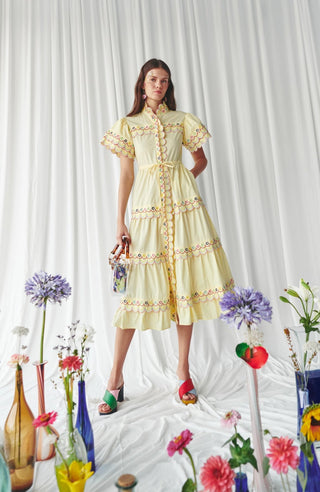 ALVIS DRESS-YELLOW - CELIA B