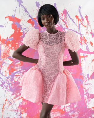 celiab pink dress Celia B- Cheli Dress while the voluminous hem adds flow and energy with every step Corsica Dress Pink S