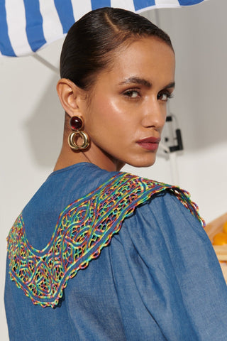 Begoña Top Blue - CELIA B