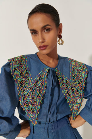 Begoña Top Blue - CELIA B
