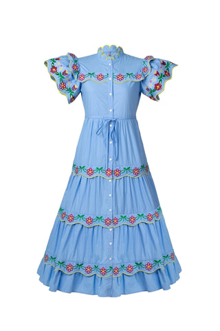 BORA BORA DRESS BLUE E - CELIA B