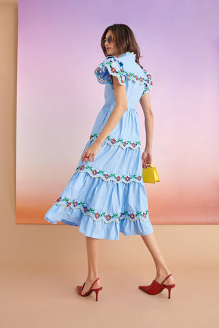 BORA BORA DRESS BLUE E - CELIA B
