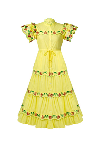 BORA BORA DRESS GREEN A - CELIA B