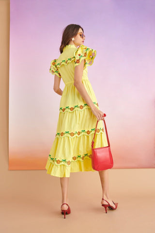 BORA BORA DRESS GREEN A - CELIA B