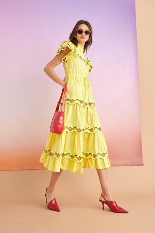 BORA BORA DRESS GREEN A - CELIA B
