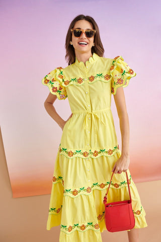 BORA BORA DRESS GREEN A - CELIA B