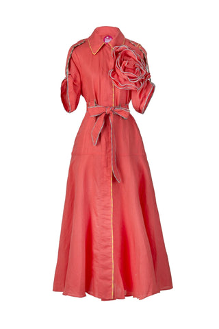 Chandi dress coral - CELIA B
