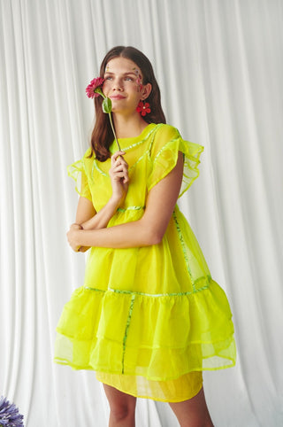 CLEMENTINA DRESS-YELLOW - CELIA B