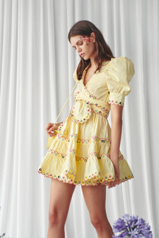 EINAR DRESS-YELLOW - CELIA B