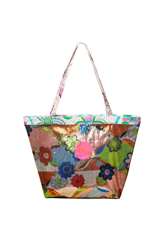 Fabric Fusion Tote - MEDIUM - CELIA B