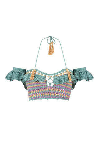 FINN TOP GREEN - CELIA B