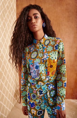 JAYA SHIRT GREEN - CELIA B