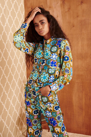 JAYA SHIRT GREEN - CELIA B