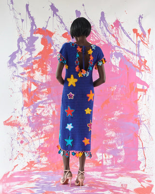 Kairo Blue Dress - CELIA B