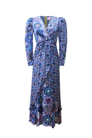 KAZBEK DRESS BLUE - CELIA B