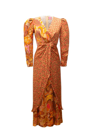 KAZBEK DRESS ORANGE - CELIA B