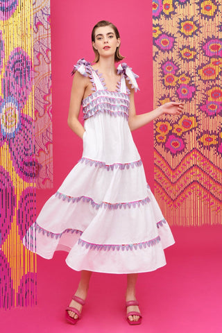 KELLY DRESS WHITE - CELIA B