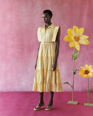 Lucero Dress Yellow - CELIA B