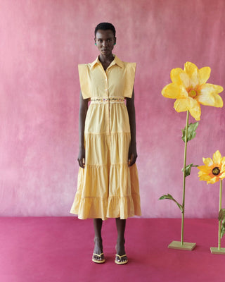 Lucero Dress Yellow - CELIA B