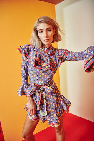 Manatier Dress - Blue - CELIA B