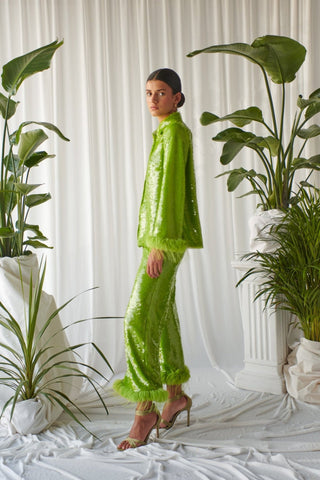 Oasis Pants Green - CELIA B