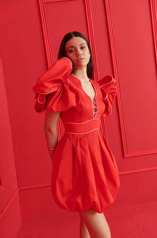 Orbit Dress Red - CELIA B