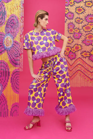 PHOEBE PANTS YELLOW - CELIA B