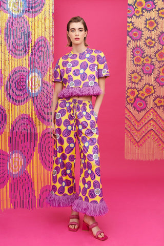PHOEBE PANTS YELLOW - CELIA B