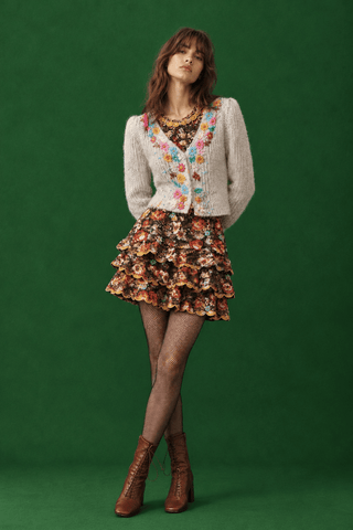 REDWOOD CARDIGAN WHITE - CELIA B