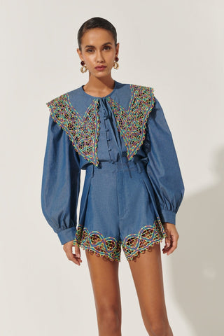 Rocío shorts blue - CELIA B