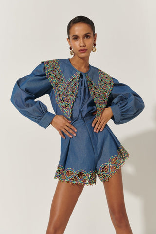 Rocío shorts blue - CELIA B