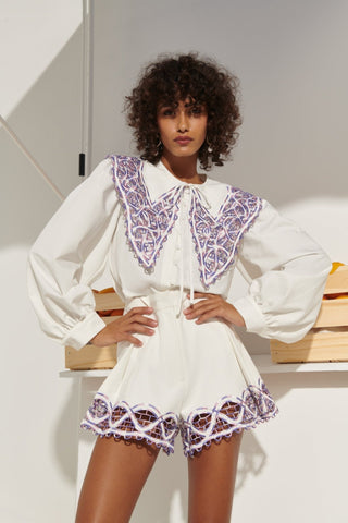 Rocío shorts white - CELIA B