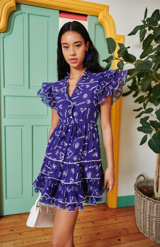 Sabrina Dress Blue - CELIA B