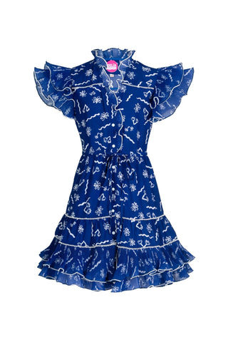 Sabrina Dress Blue - CELIA B