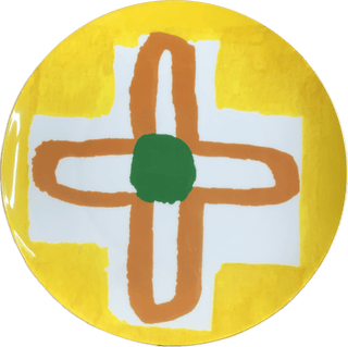 SUN CORAL PLATE SET OF TWO - CELIA B