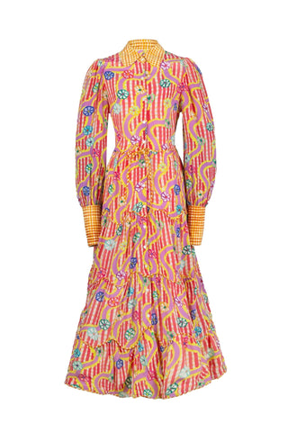 Sunlit Dress Red - CELIA B