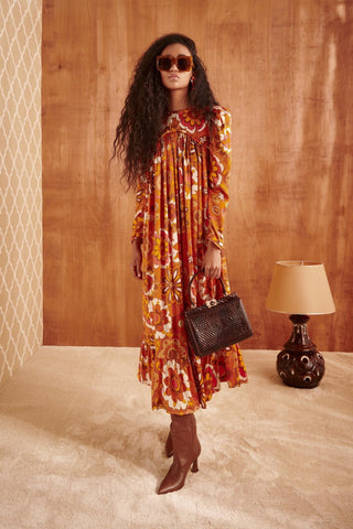 TAI DRESS ORANGE - CELIA B