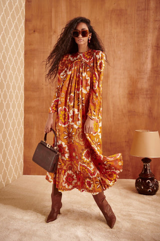 TAI DRESS ORANGE - CELIA B