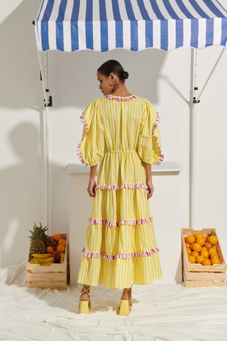 Teresa Dress Yellow - CELIA B