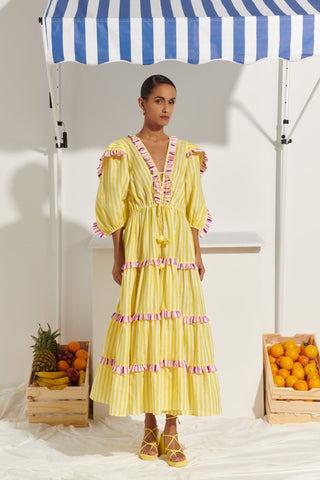 Teresa Dress Yellow - CELIA B