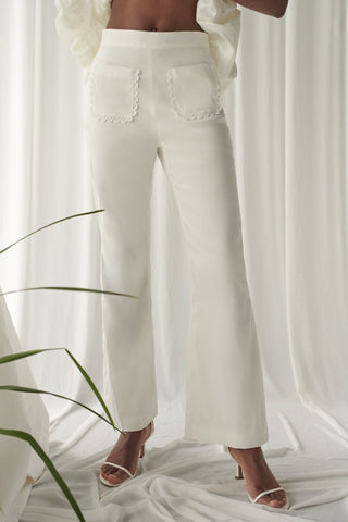 Willem Pants White - CELIA B