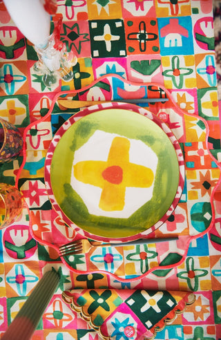 YELOW IRIS PLATE SET OF TWO - CELIA B