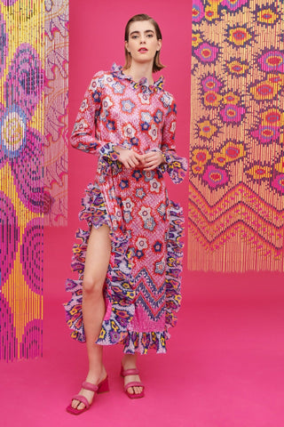 ZANDRA DRESS PINK - CELIA B