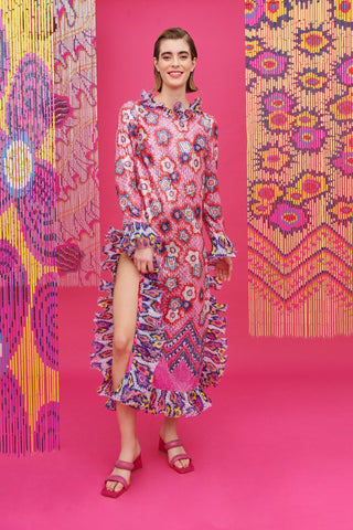 ZANDRA DRESS PINK - CELIA B