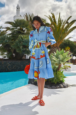 ZIRCON DRESS BLUE - CELIA B